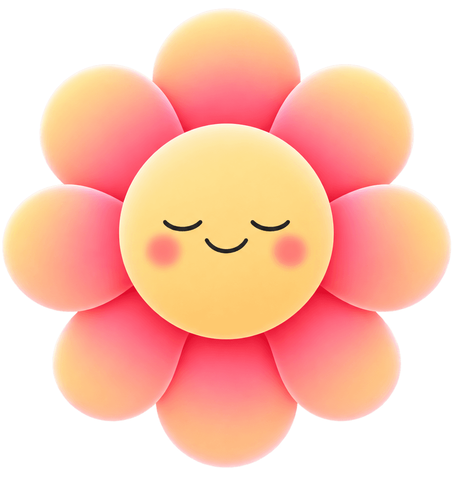 Smiling LOVEME flower